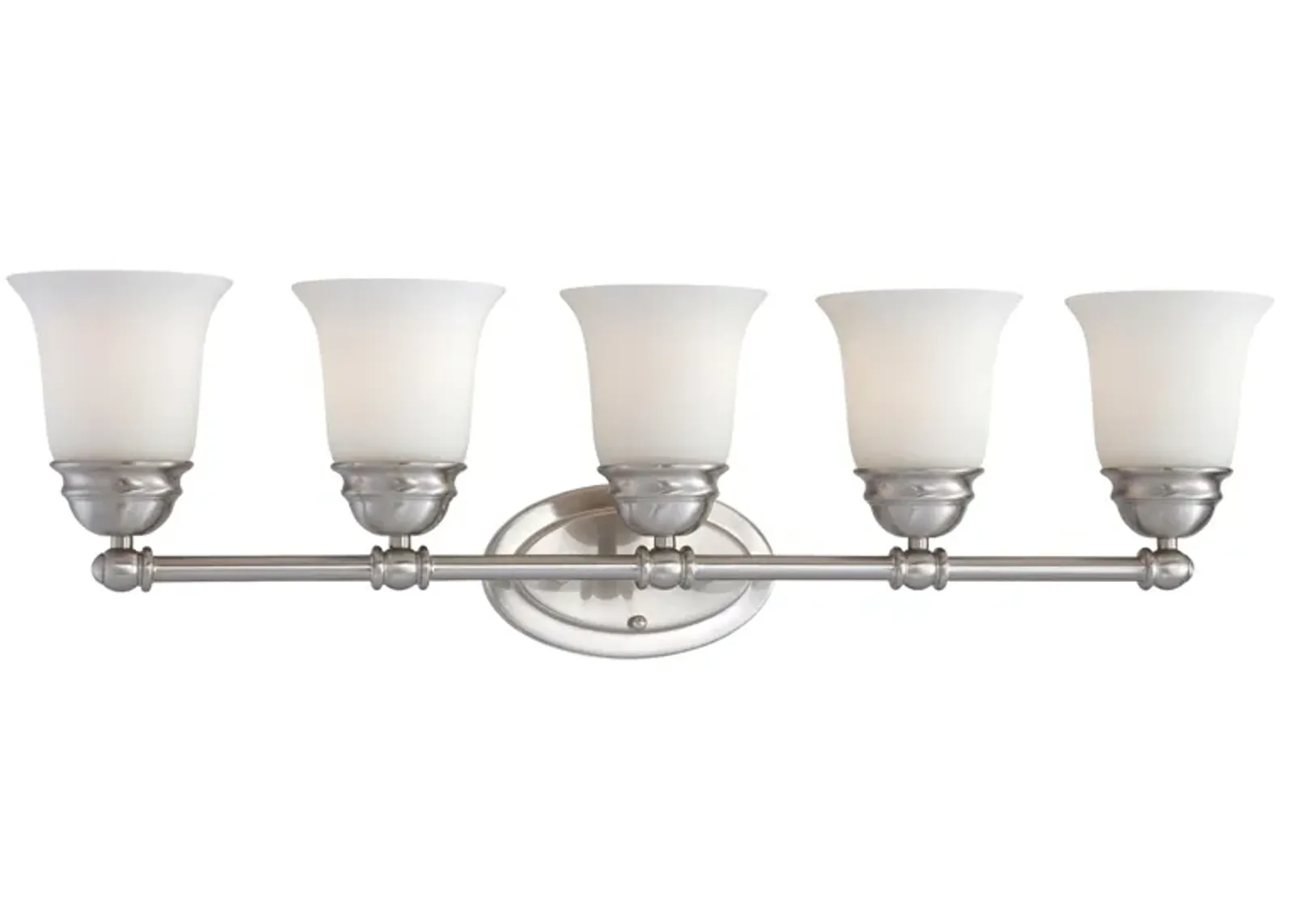 Bella 31" Wide 5-Light Vanity Light - Brushed Nickel