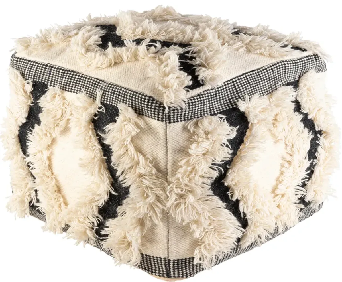 Apache 20"H x 20"W x 14"D Pouf