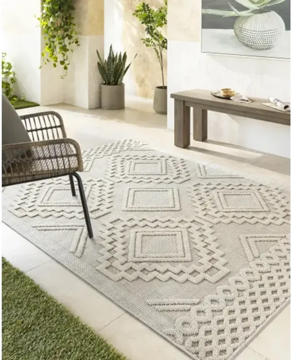 Rockport RPT-2306 2'7" x 7'3" Machine Woven Rug