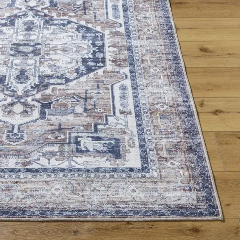 Georgina GOR-2301 2'7" x 12' Machine Woven Rug