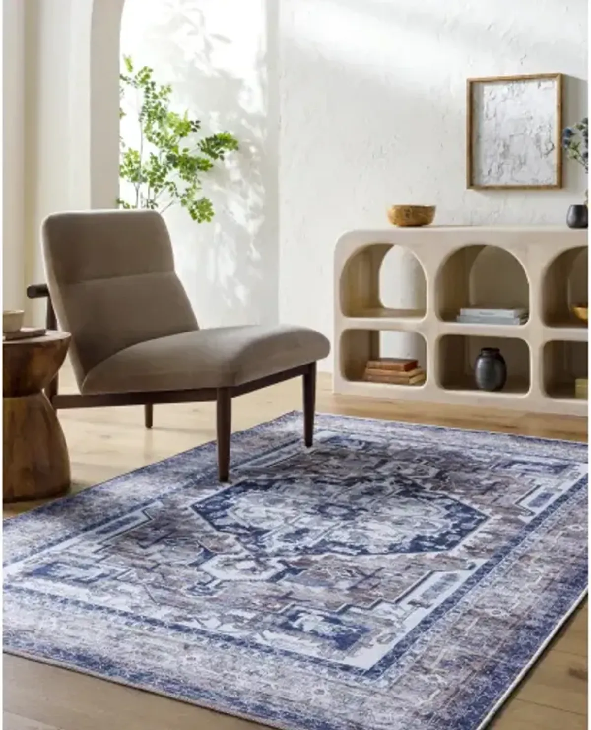 Georgina GOR-2301 2'7" x 12' Machine Woven Rug