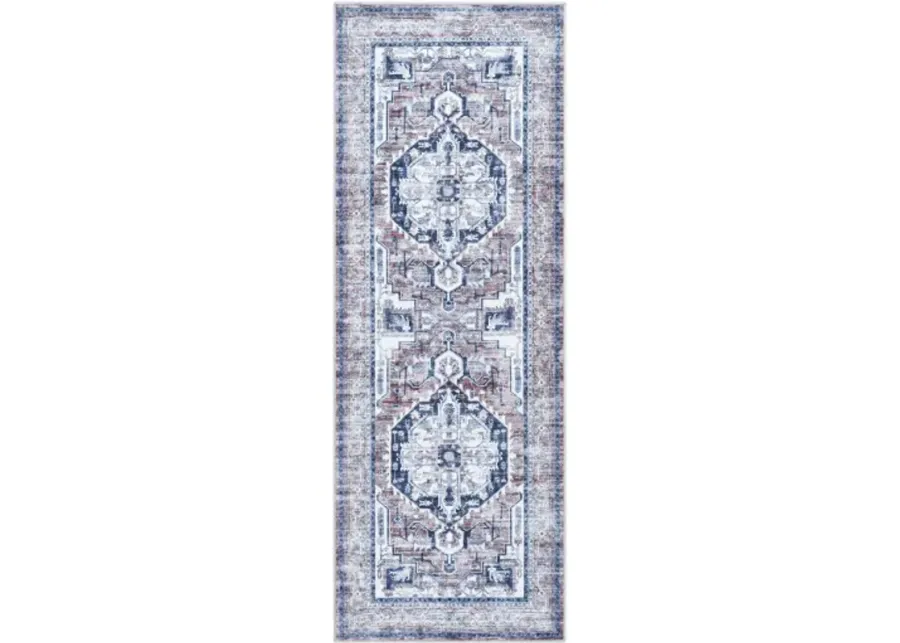 Georgina GOR-2301 2'7" x 12' Machine Woven Rug