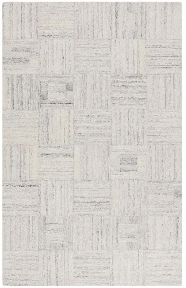 ABSTRACT Hand Tufted 3' x 5' area rug