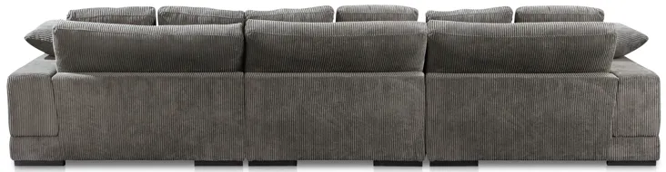 Plunge Large Sectional Charcoal