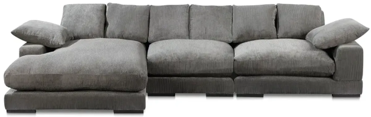 Plunge Large Sectional Charcoal