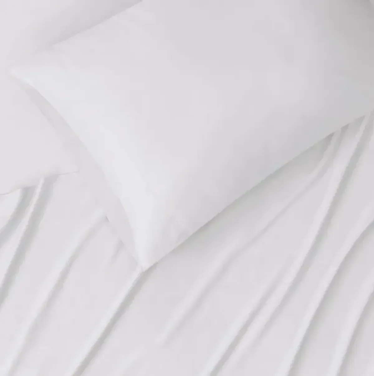 Beautyrest Tencel Polyester Blend White Sheet Set
