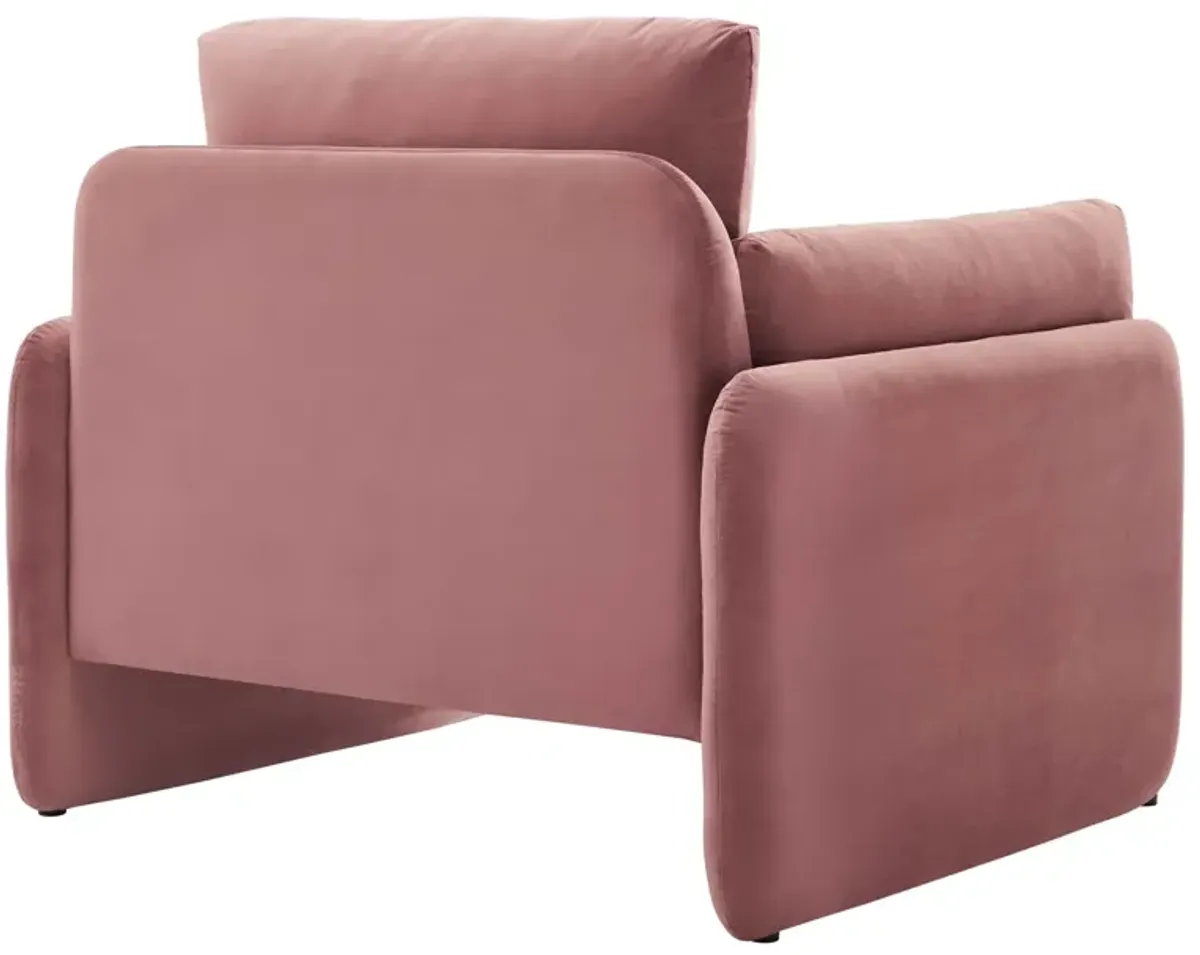 Indicate Performance Velvet Armchair