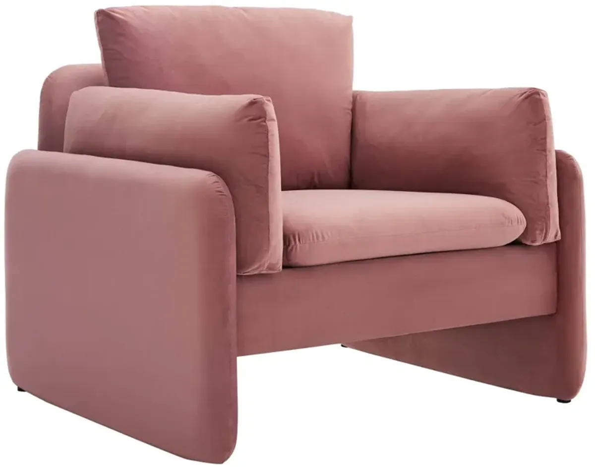 Indicate Performance Velvet Armchair