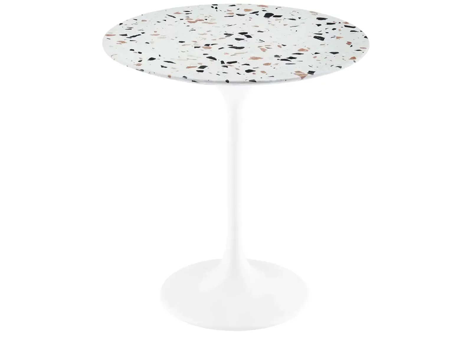 Lippa 20" Round Terrazzo Side Table