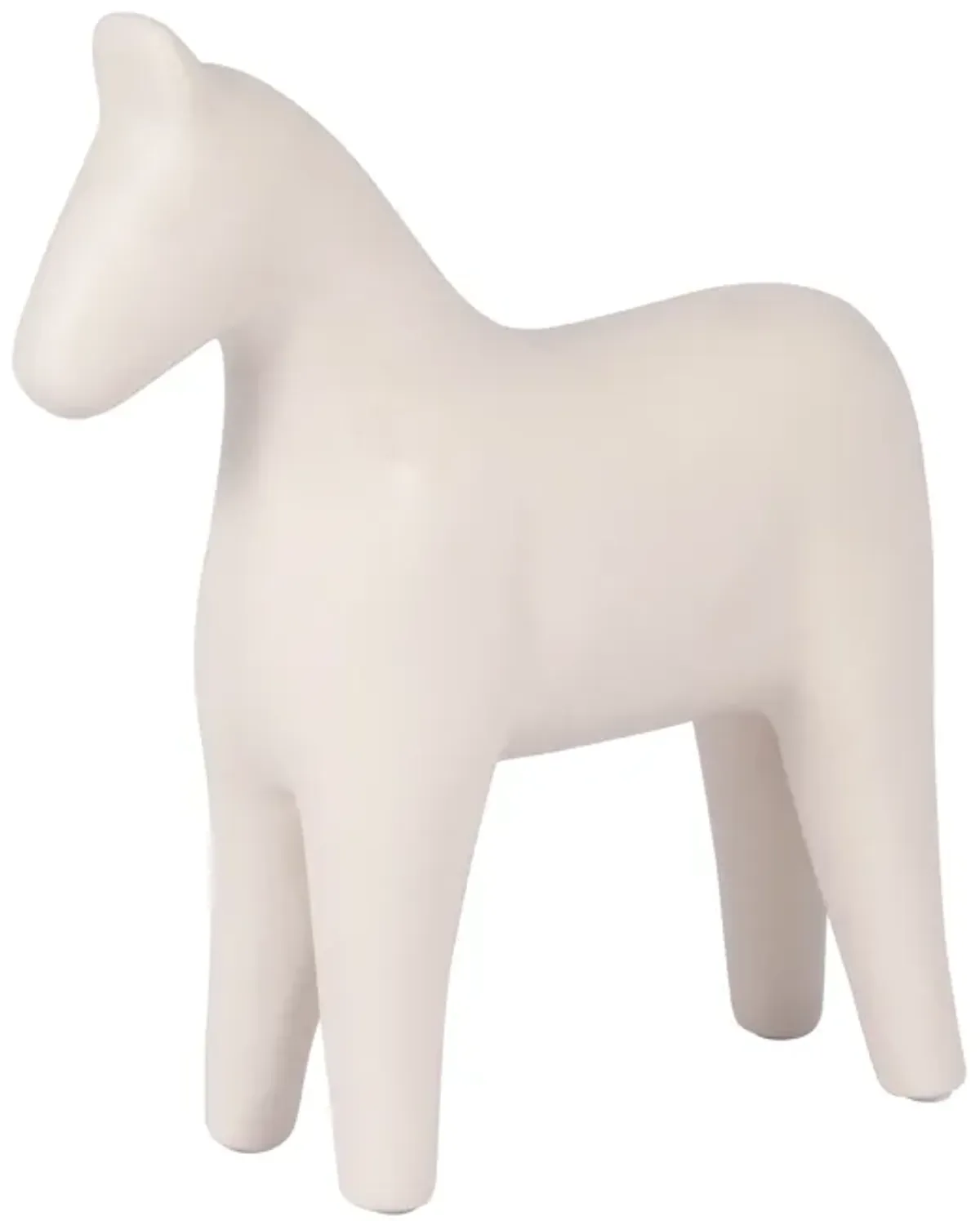 Cer, 7" Standing Horse, Cotton