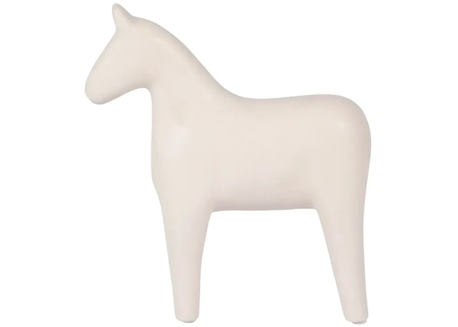 Cer, 7" Standing Horse, Cotton