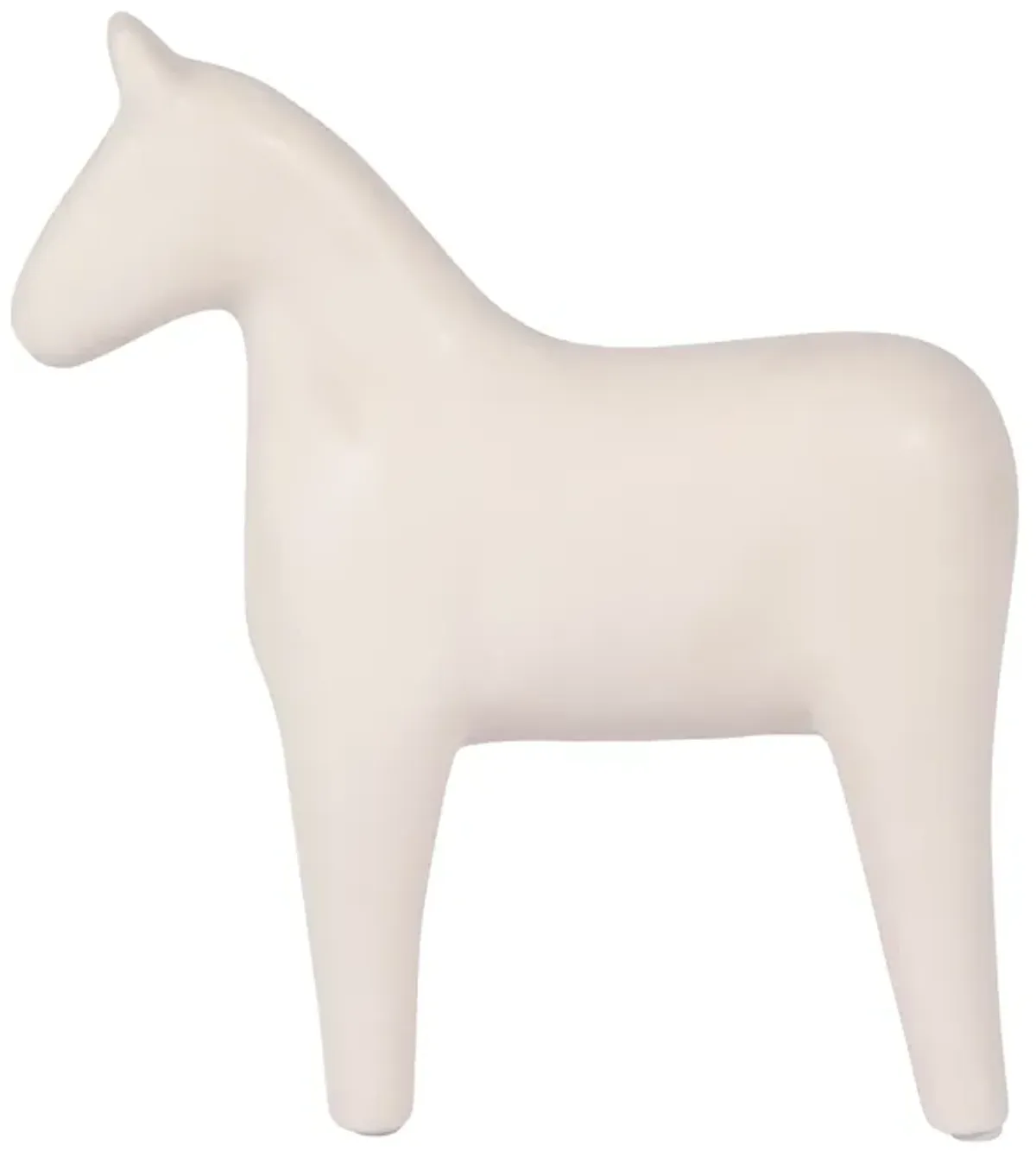 Cer, 7" Standing Horse, Cotton