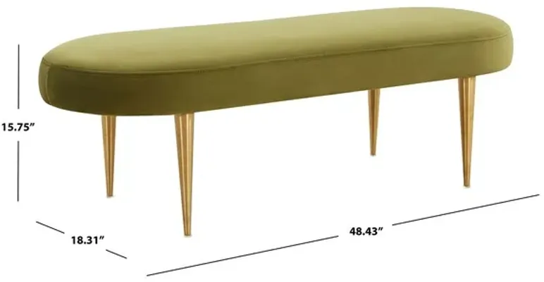 Corinne Oval Bench