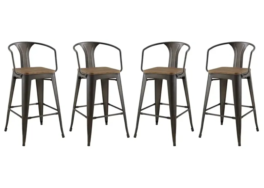 Promenade Bar Stool Set of 4