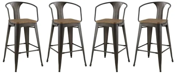 Promenade Bar Stool Set of 4