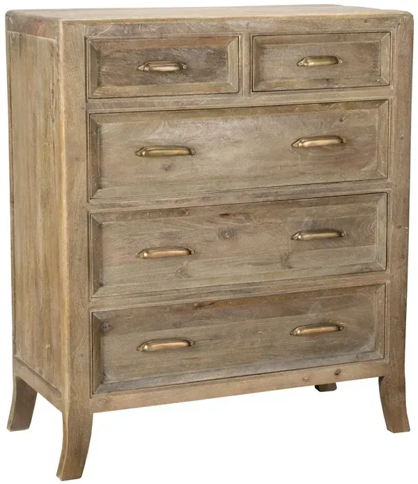 Francesca 5dwr Dresser Vintage Taupe