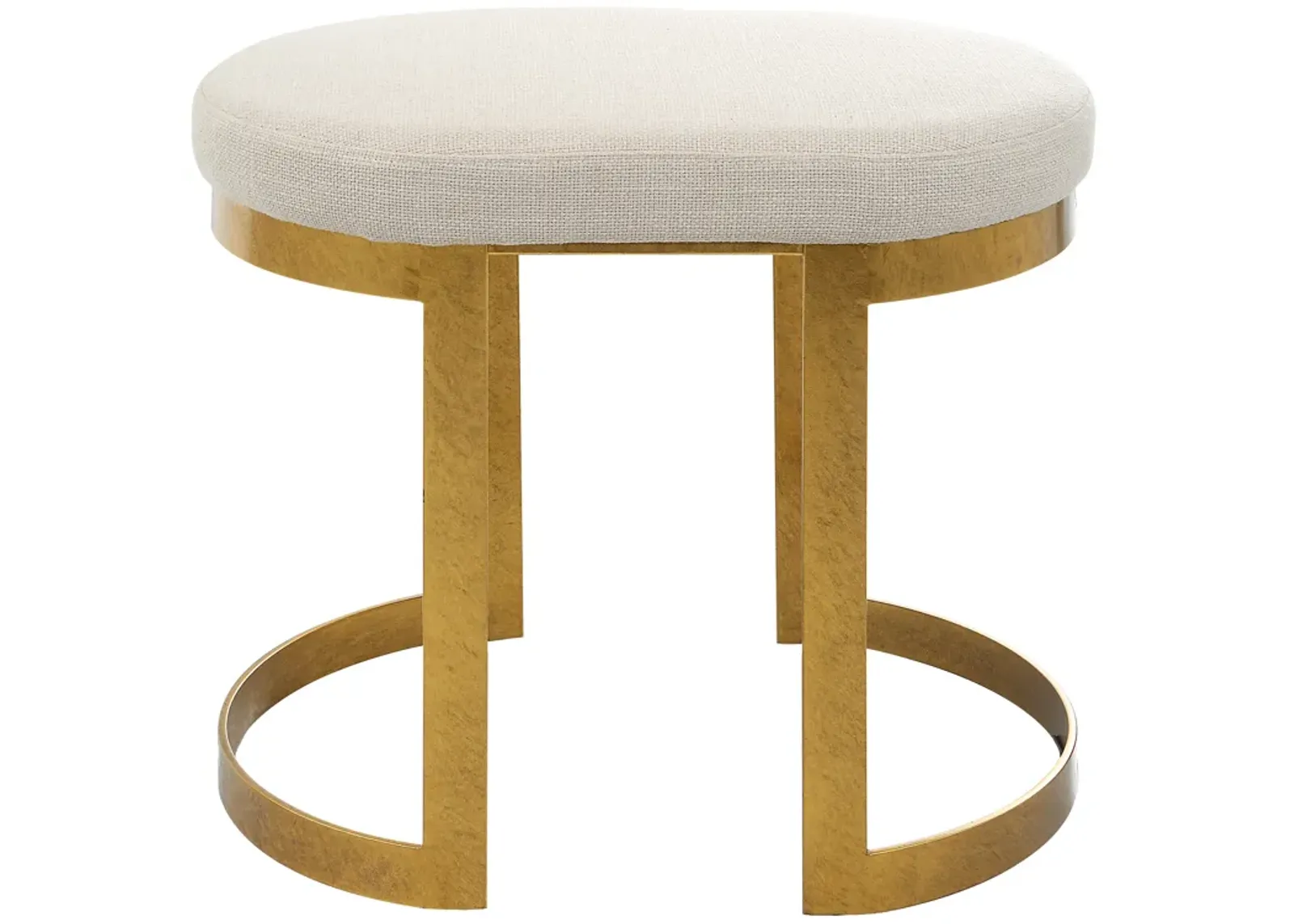 Infinity Gold Accent Stool