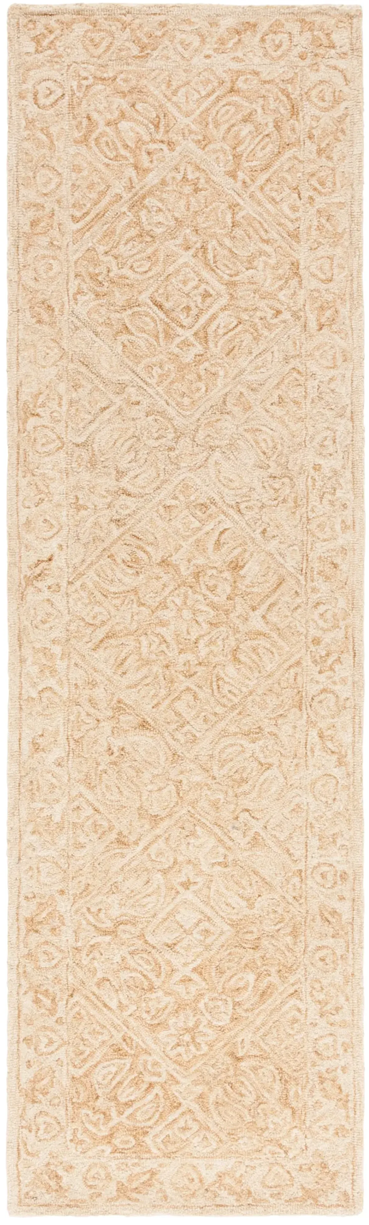 DIP DYE 151 GOLD  2'-3' x 8' Runner Rug