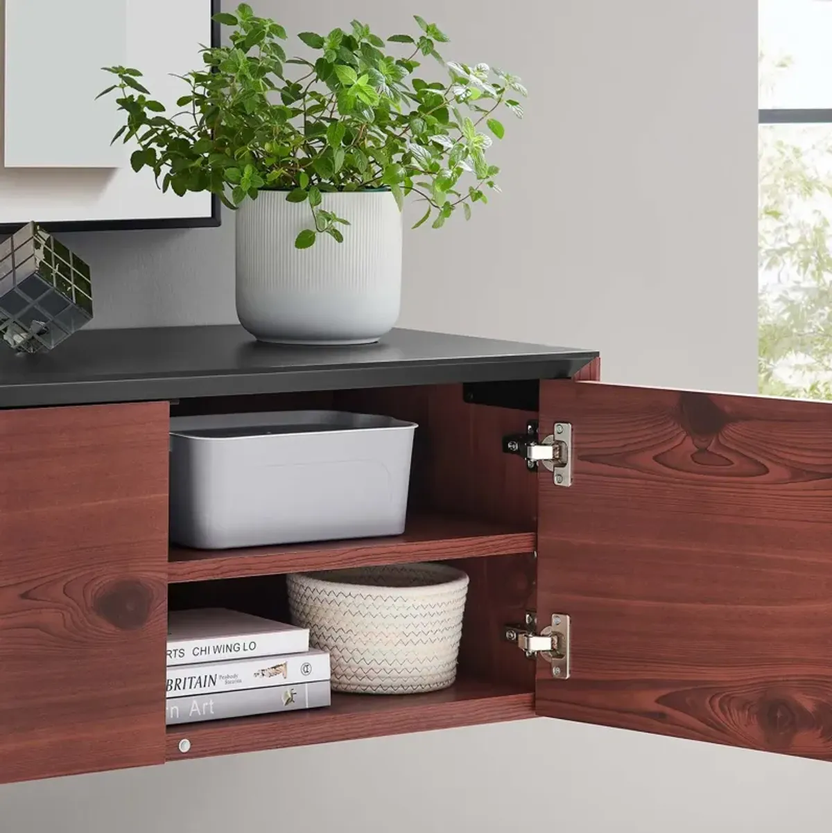 Kinetic Wall-Mount Office Storage Cabinet