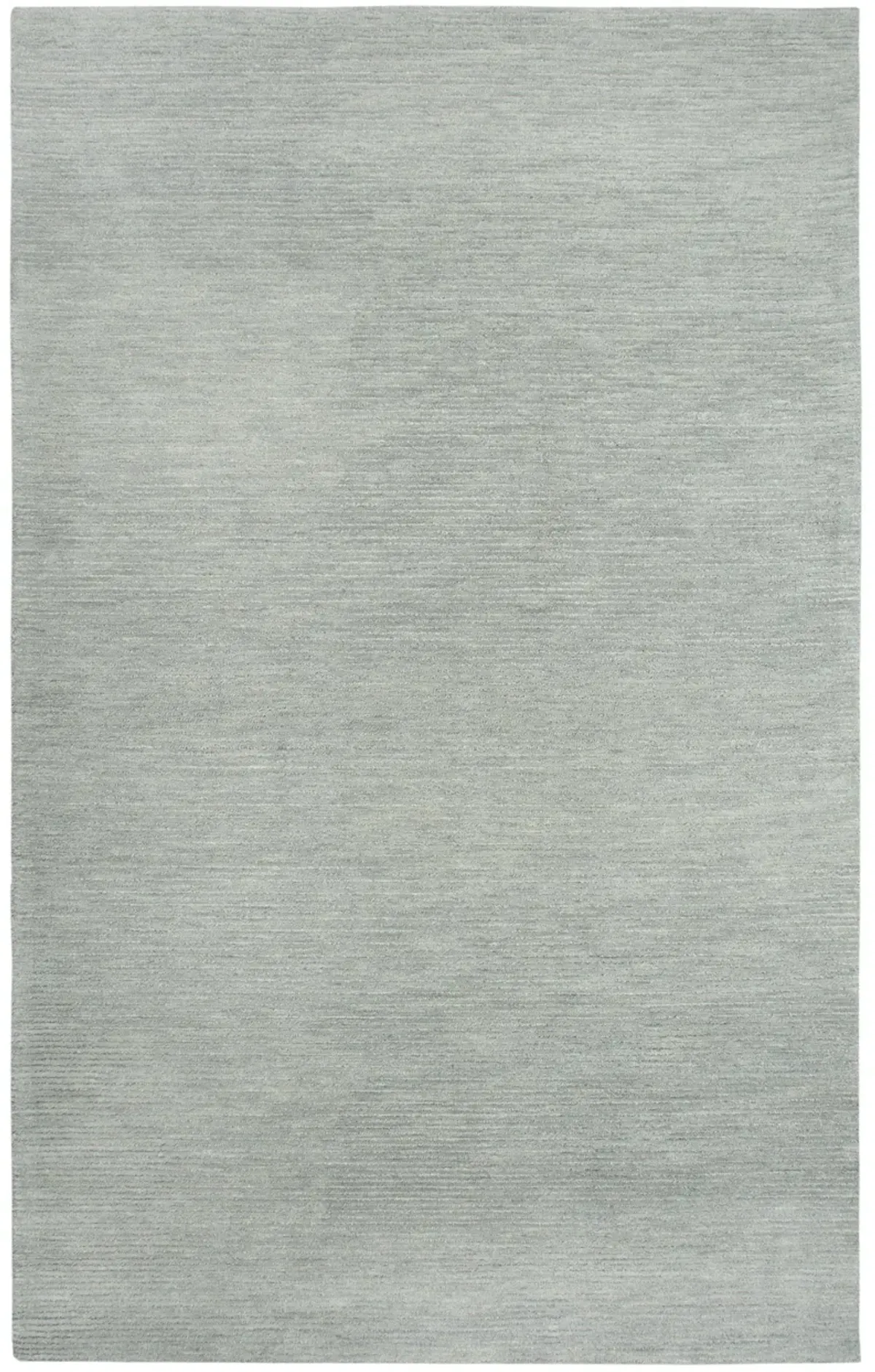 Fifth Avenue Gray Solid Wool 5' x 8' Rectangle Rug