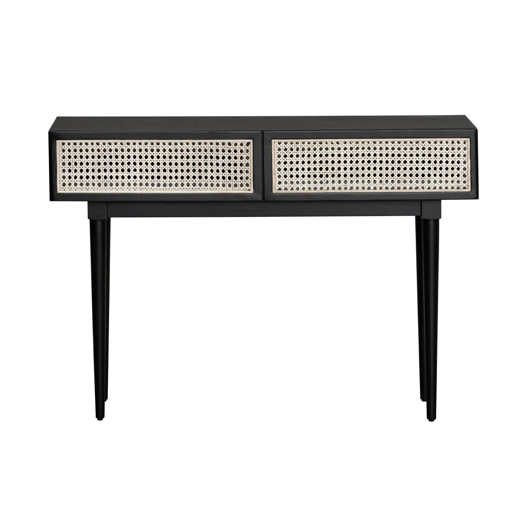 Cane Console Table