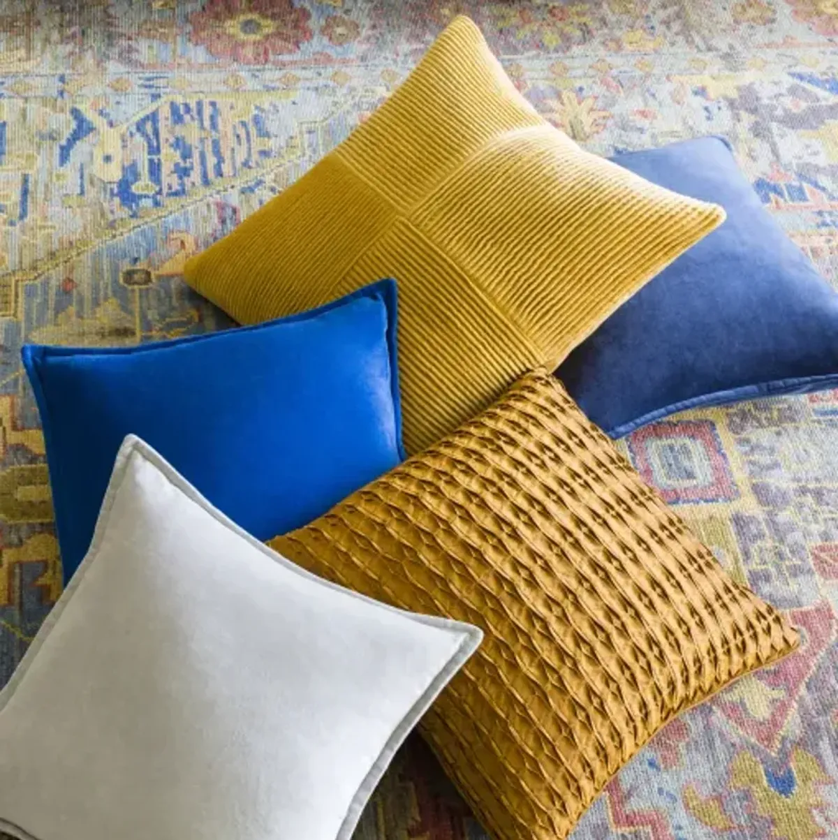 Cotton Velvet 20"H x 20"W Pillow Kit