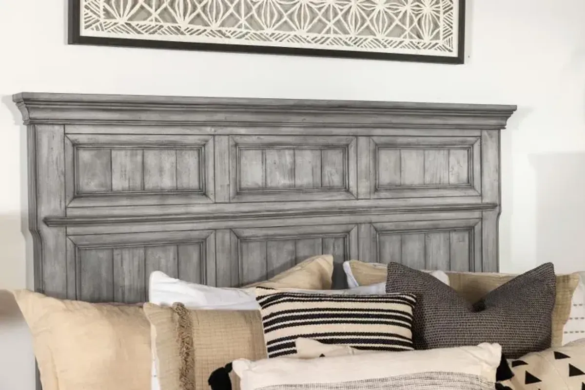 Avenue Queen Panel Bed Grey