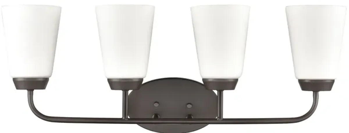 Winslow 28" Wide 4-Light Vanity Light - Oil Rubbed Bronze