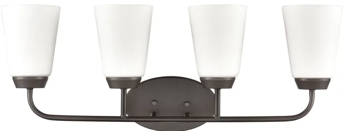 Winslow 28" Wide 4-Light Vanity Light - Oil Rubbed Bronze