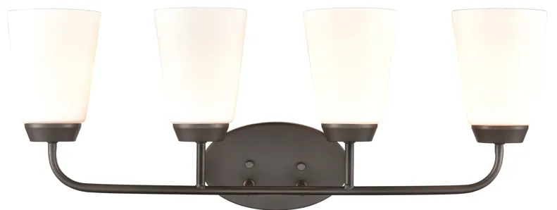 Winslow 28" Wide 4-Light Vanity Light - Oil Rubbed Bronze