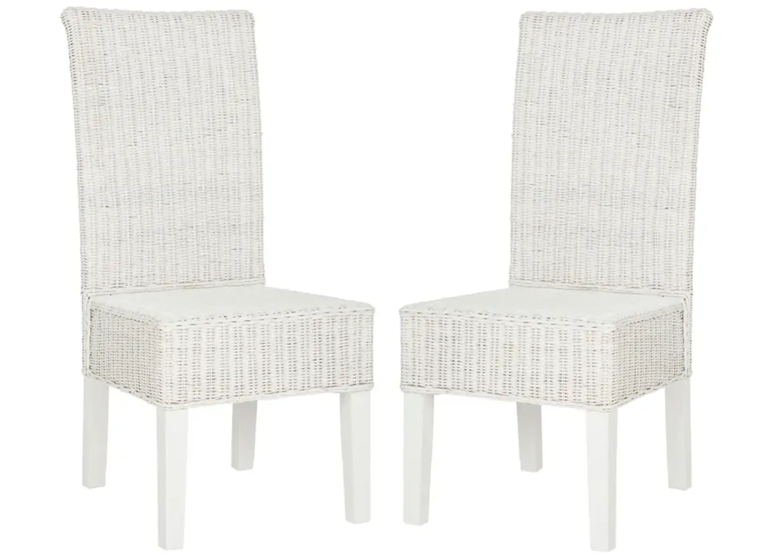 ARJUN 18''H WICKER DINING CHAIR - Set of 2