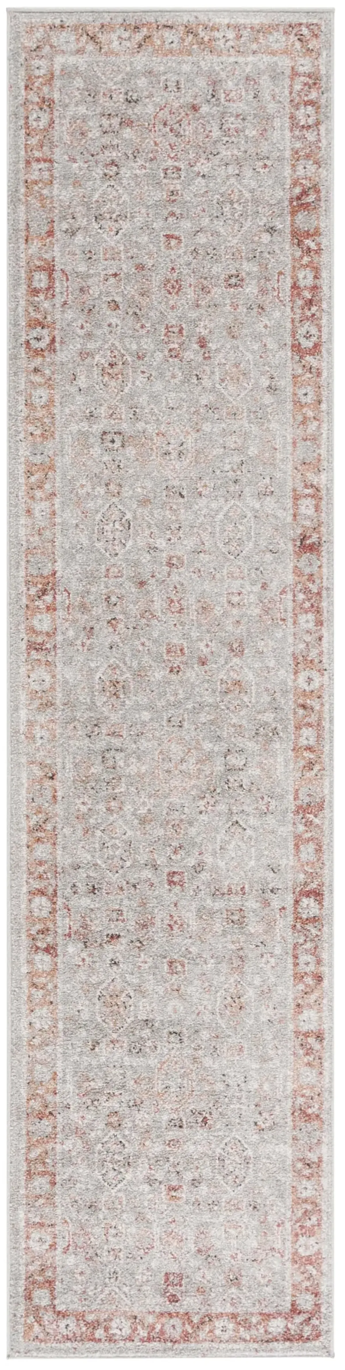 VINTAGE TABRIZ 202 GREY  2' x 8' Runner Rug