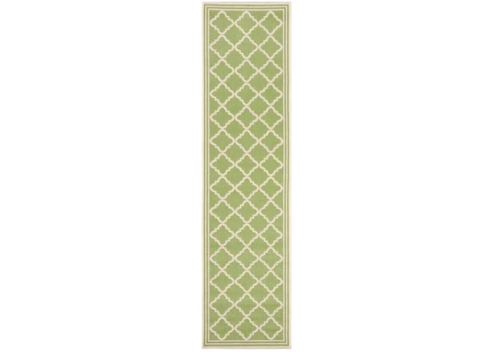 LINDEN 121 Collection LND121X-28 Olive / Cream 2'-2" X 8'