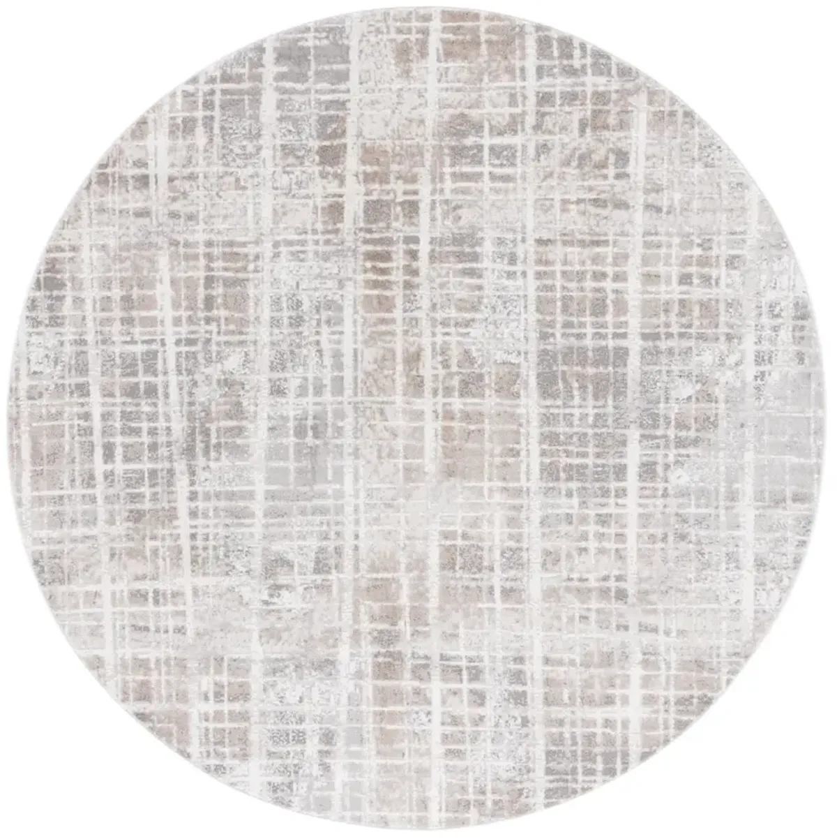 MILA 230 BEIGE  6'-7' x 6'-7' Round Round Rug