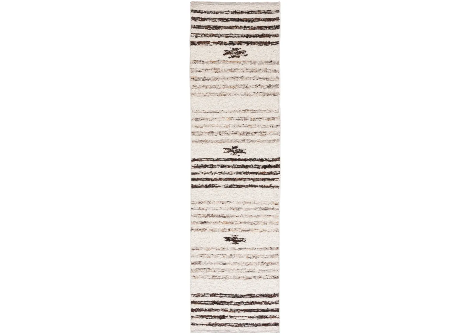 NATURA 325 BLACK  2'-3' x 14' Runner Rug