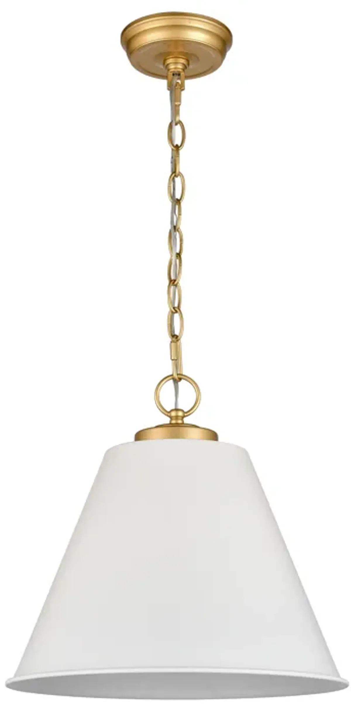 Vellus 14" Wide 1-Light Pendant - Matte White