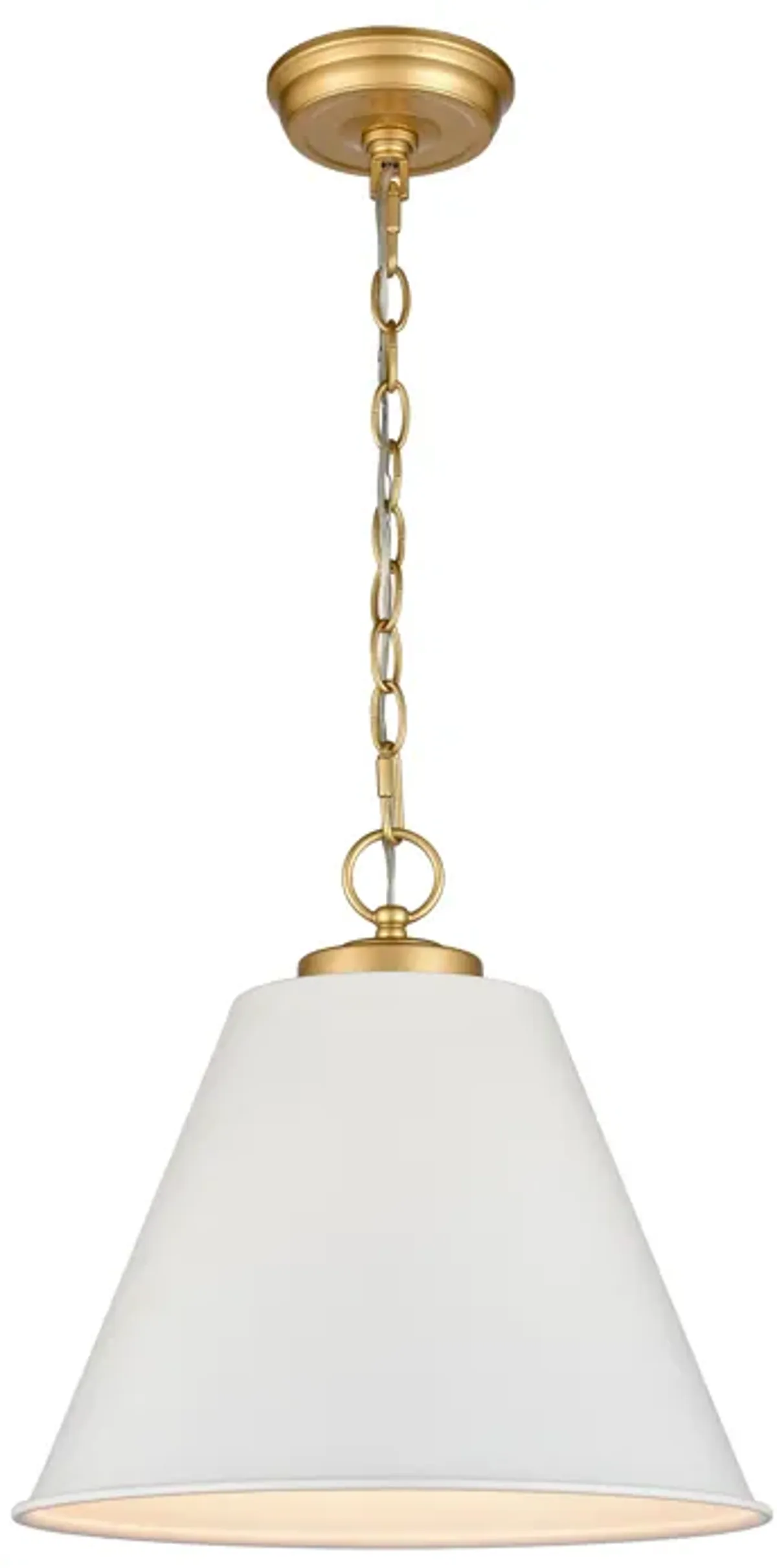 Vellus 14" Wide 1-Light Pendant - Matte White