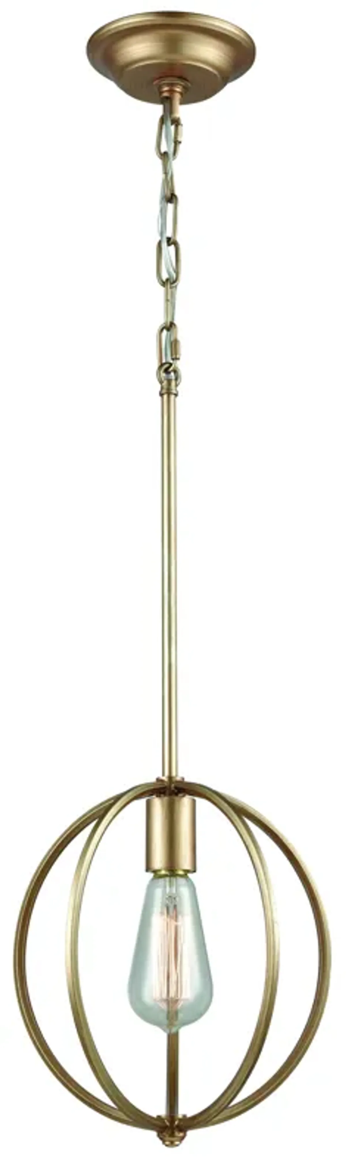 Stanton 10" Wide 1-Light Mini Pendant - Matte Gold