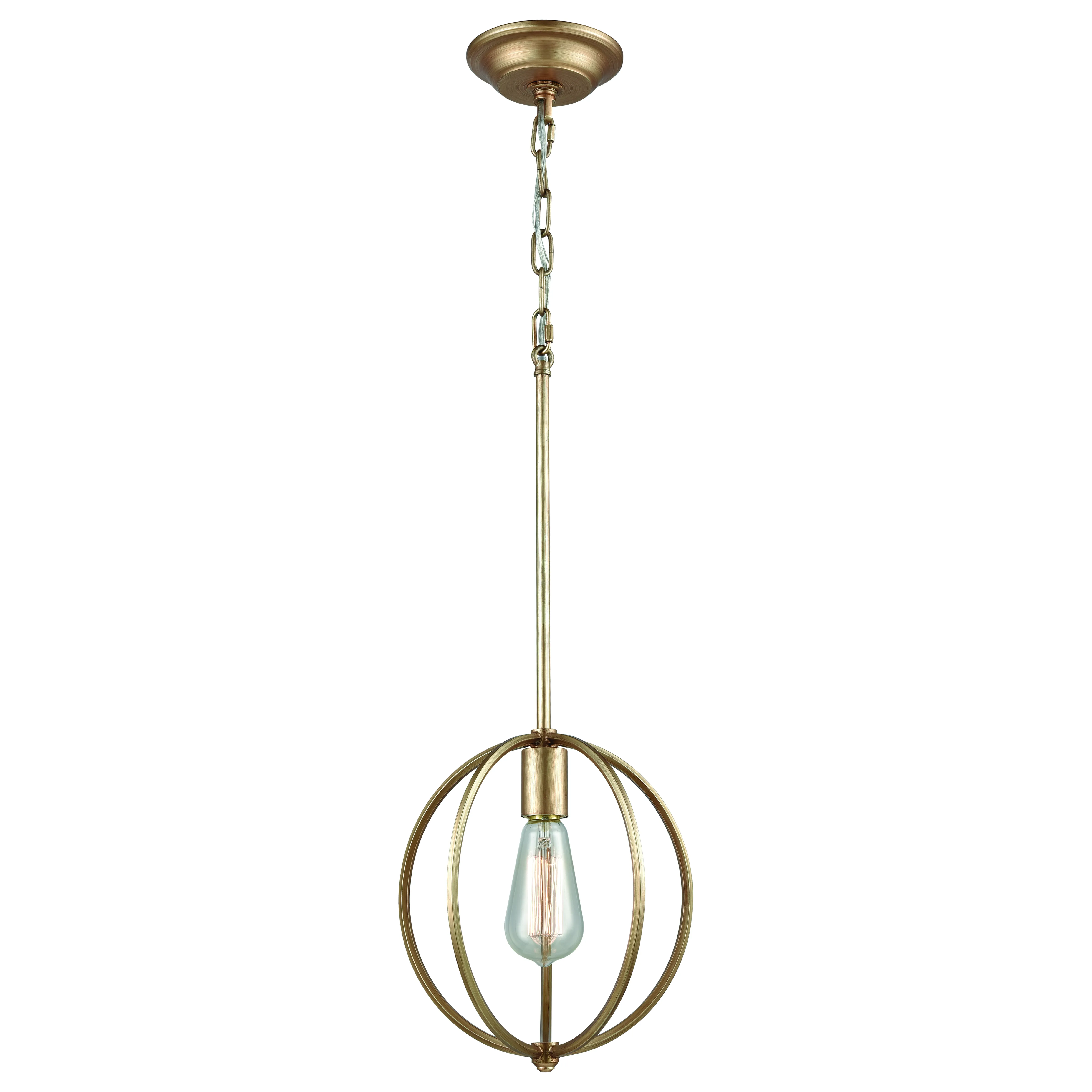 Stanton 10" Wide 1-Light Mini Pendant - Matte Gold