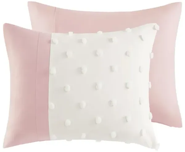 Colorblock Clip Jacquard Duvet Cover Set