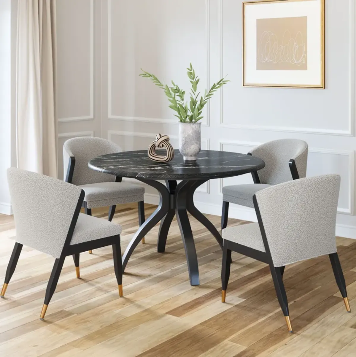 Sumay Dining Table Black