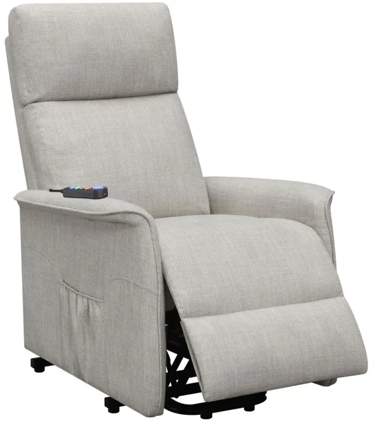 Herrera Power Lift Recliner with Wired Remote Beige