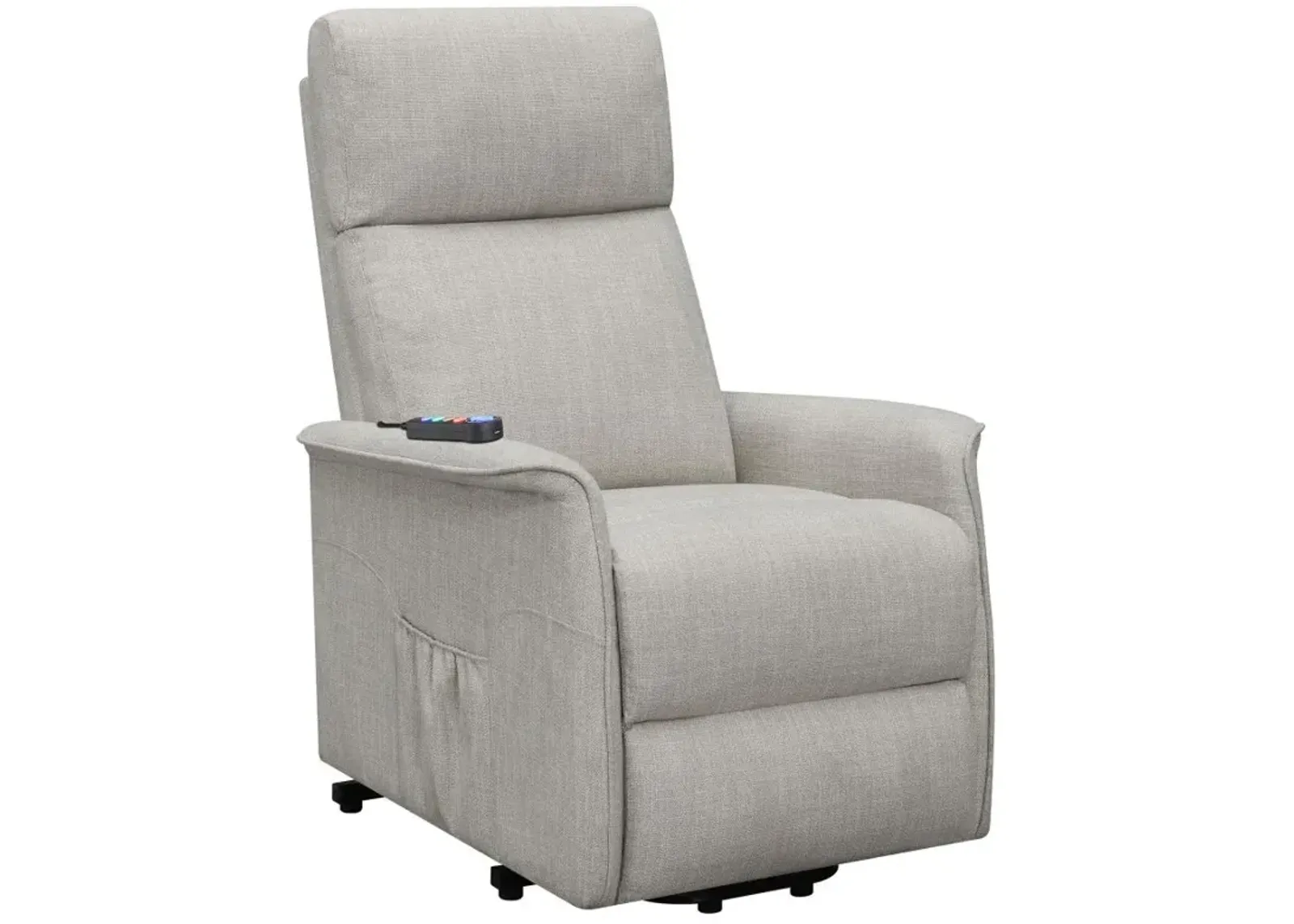 Herrera Power Lift Recliner with Wired Remote Beige