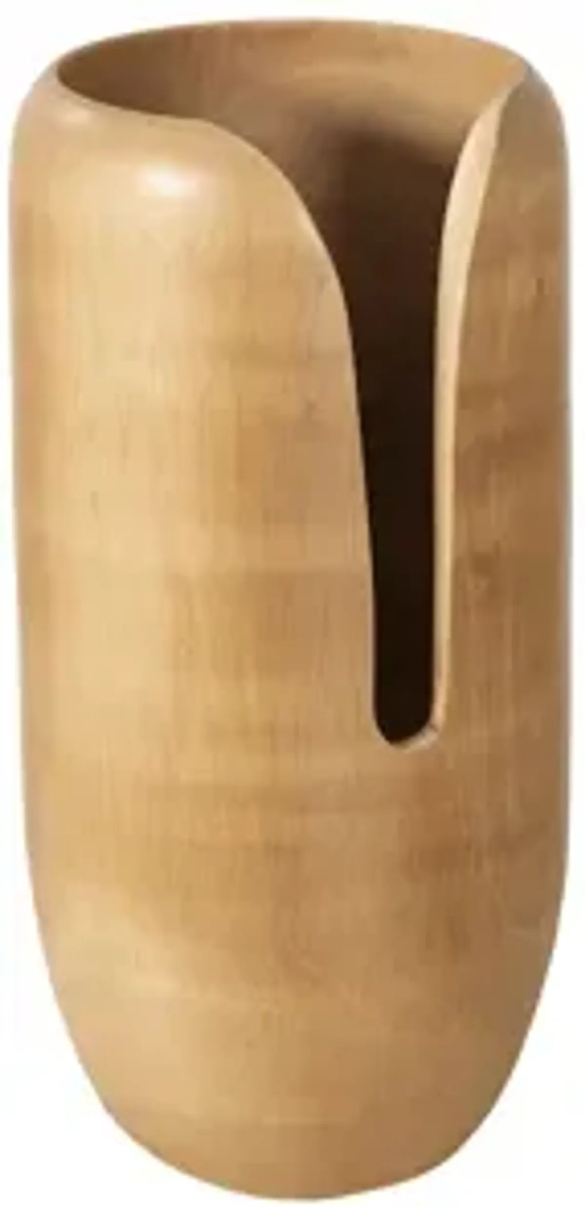 Interval Wood Vase, Natural, Small