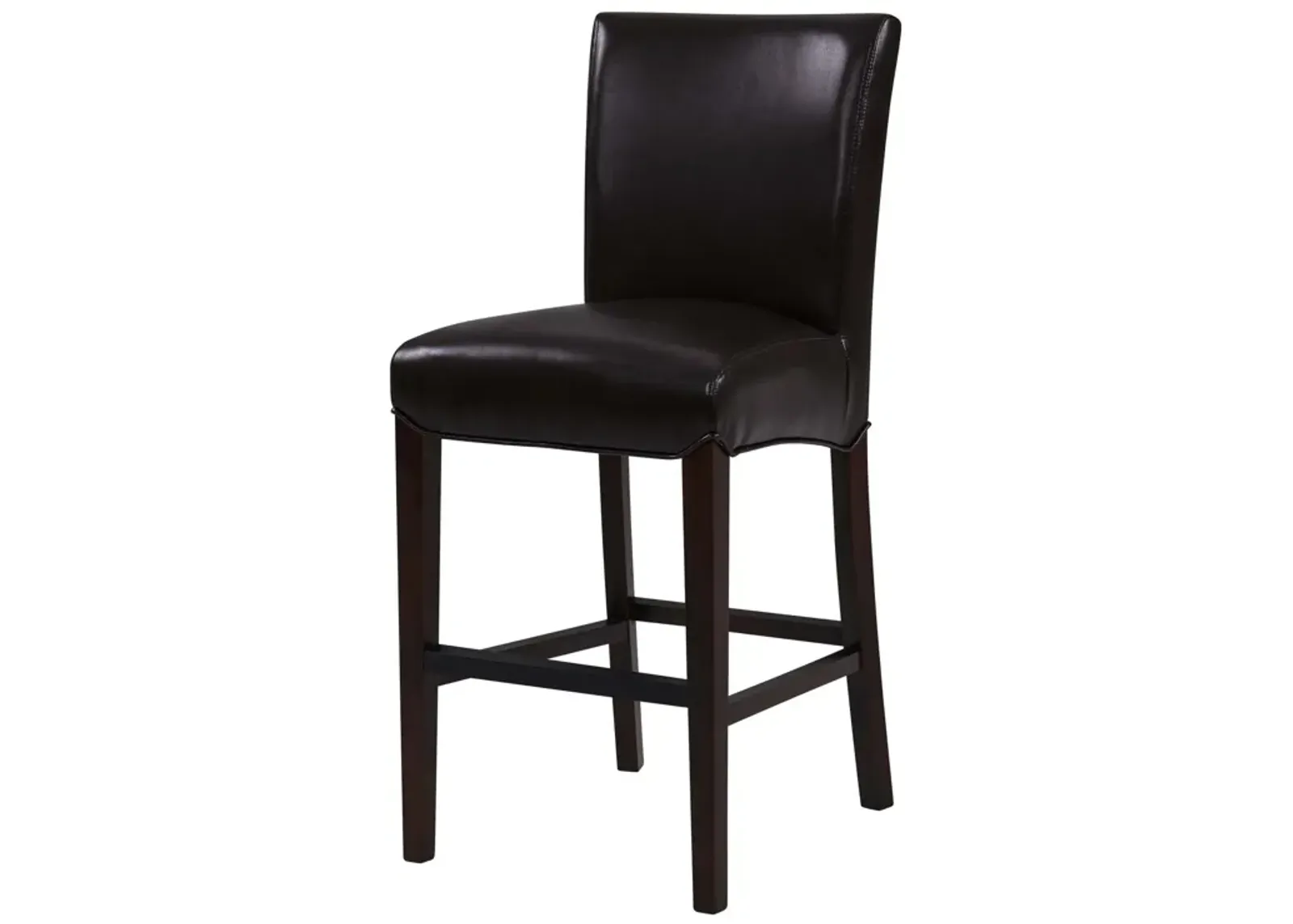 milton bonded leather counter stool, coffee bean