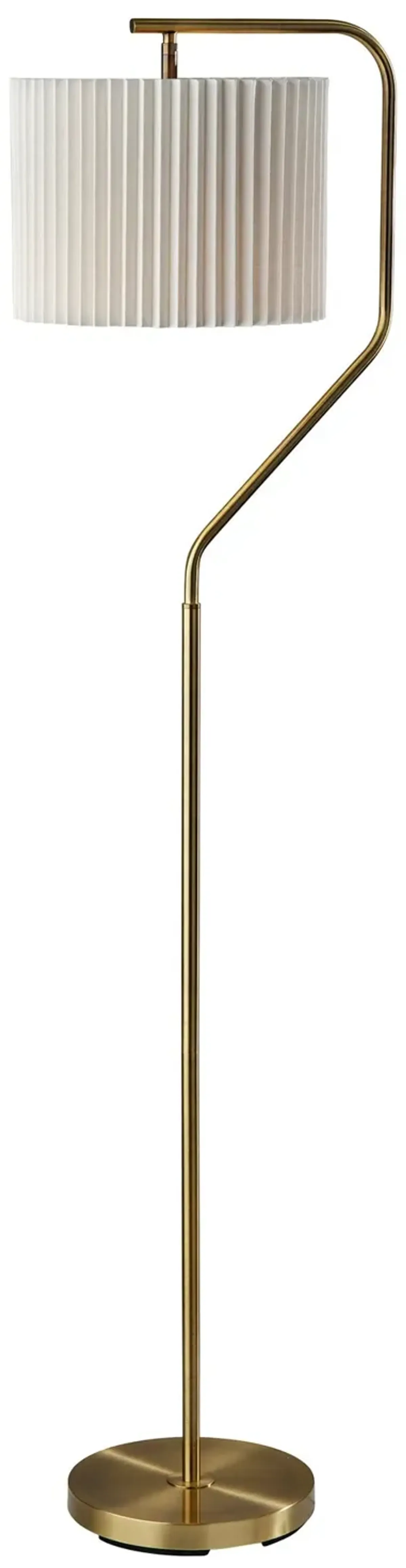 Evan Floor Lamp- Antique Brass