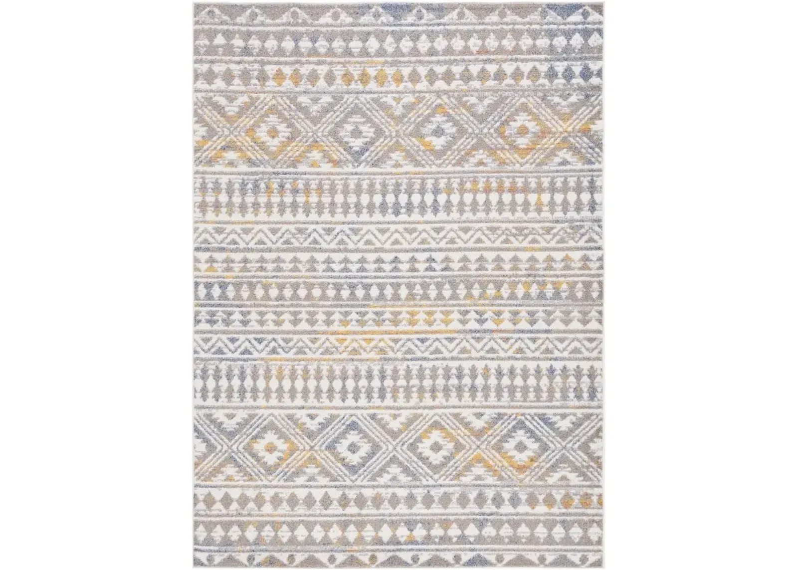 ASTORIA 412 Grey 8' X 10' Large Rectangle Rug