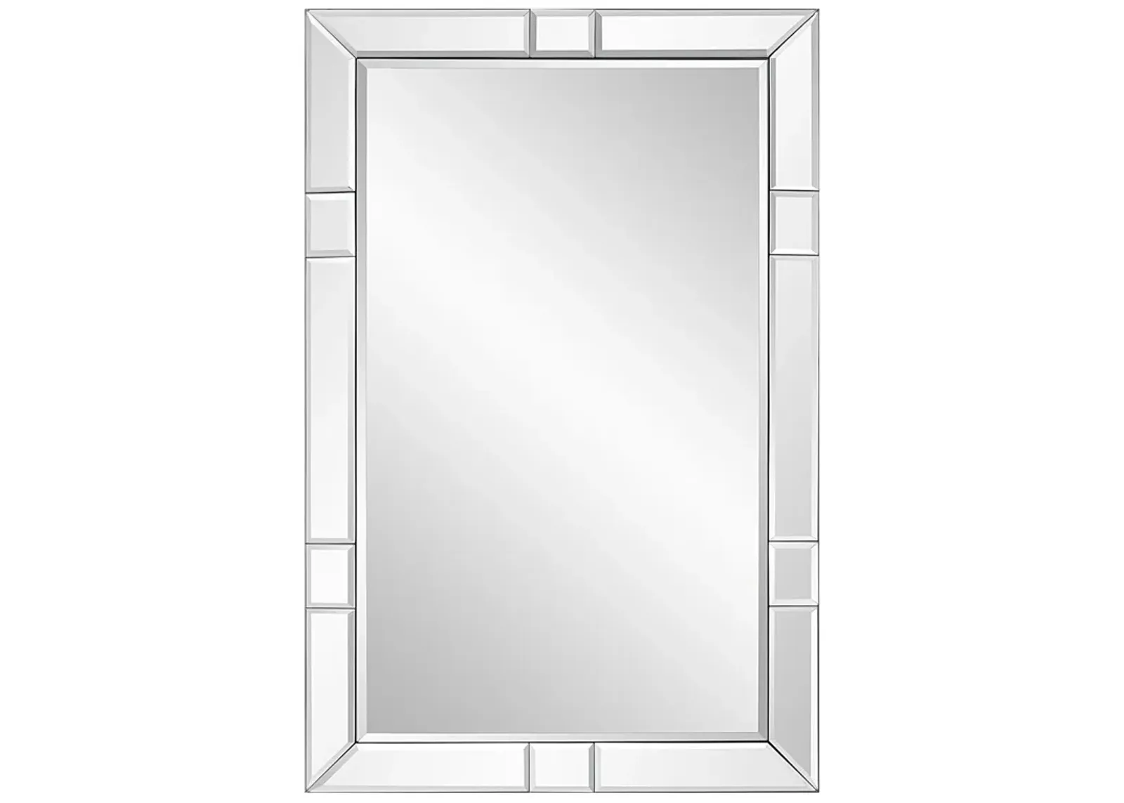 Beveled Mirror Panels Wall Mirror