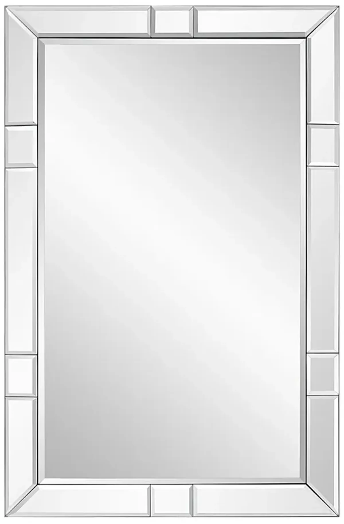 Beveled Mirror Panels Wall Mirror