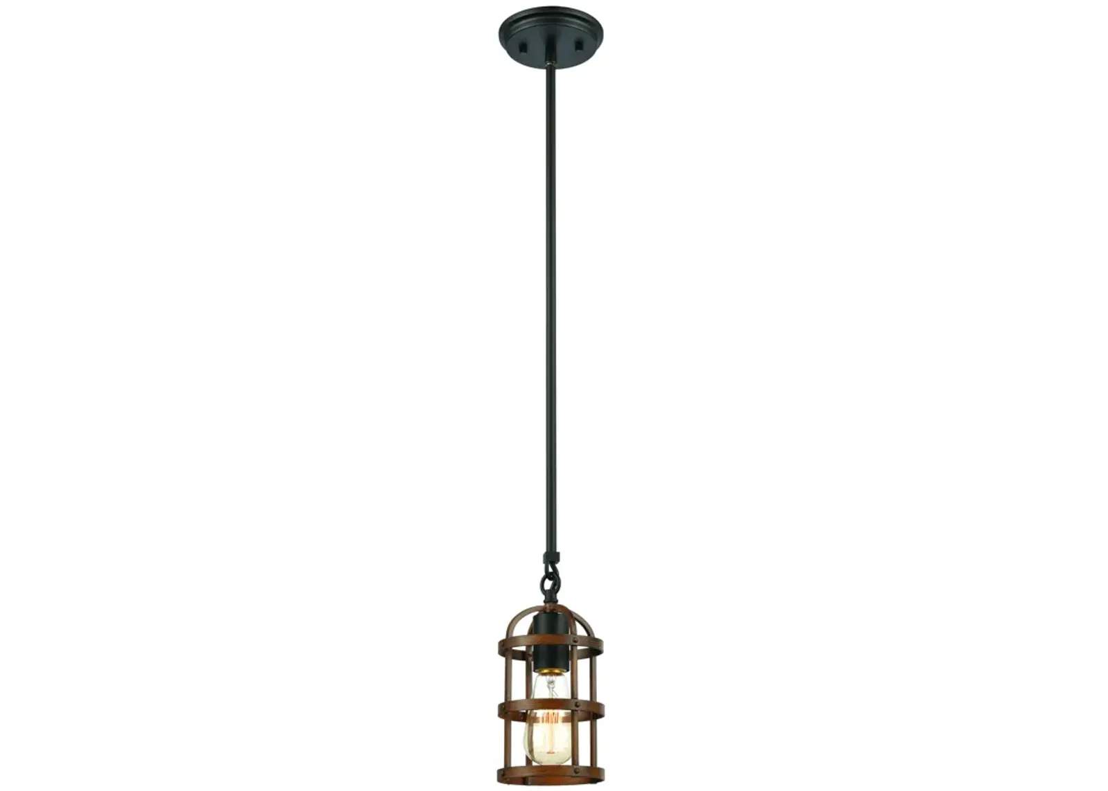 Millville 5" Wide 1-Light Mini Pendant - Matte Black